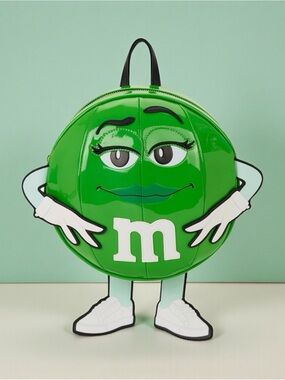 Loungefly x M&M'S Green Character Cosplay Chocolate Scented Mini Backpack NWT
